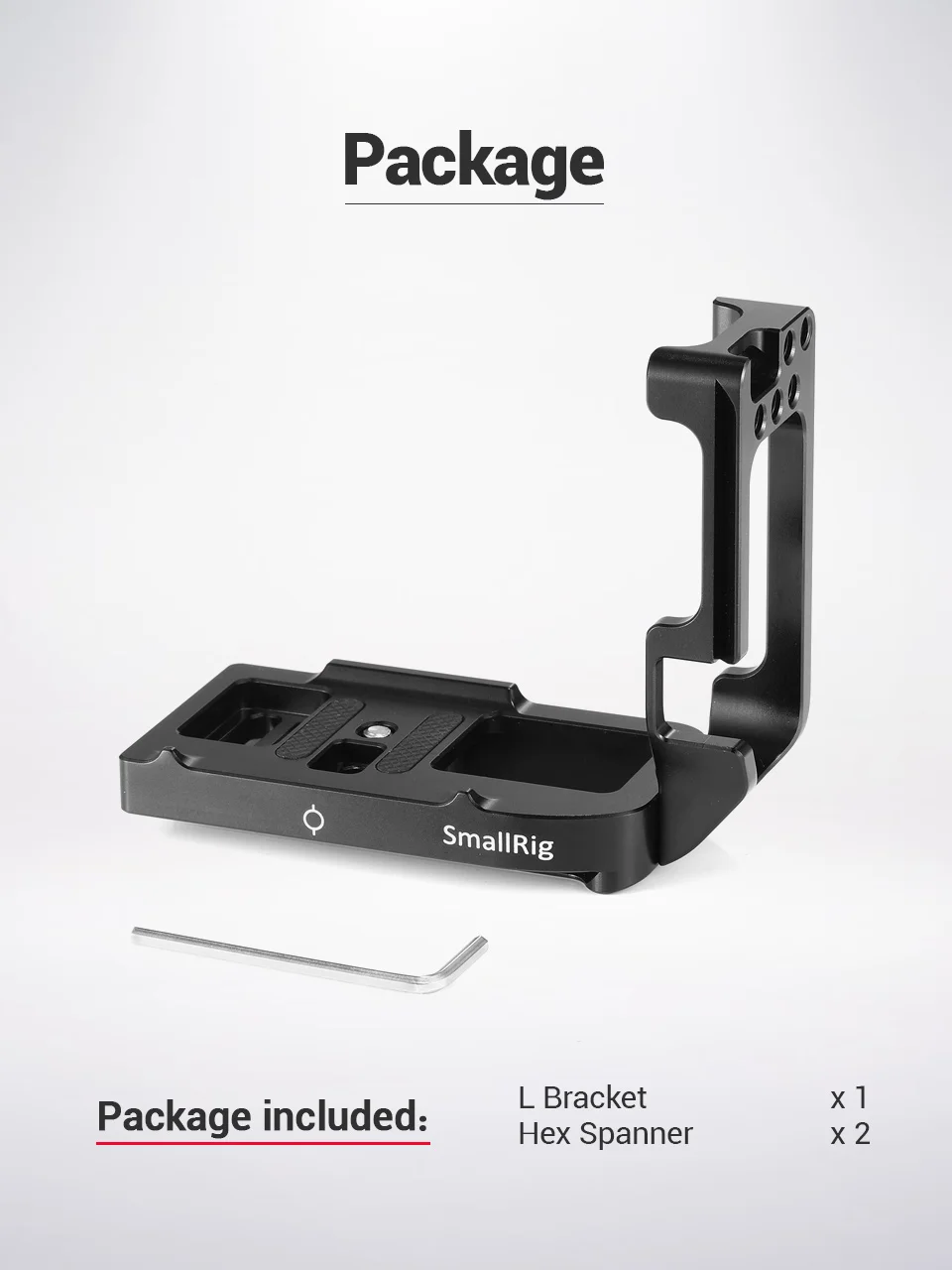 SmallRig L кронштейн для камеры Canon 5D Mark IV III DLSR быстросъемная пластина Arca-Swiss стандартная l-образная Монтажная пластина-2202