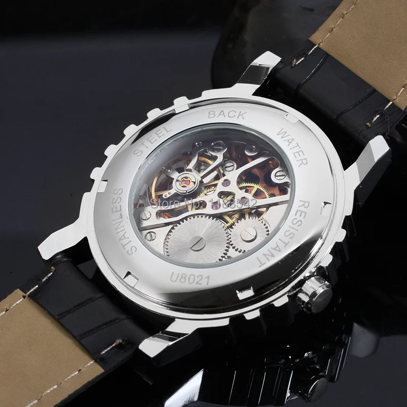 Часы Winner модные мужские часы высшего качества Заводской магазин Бесплатная