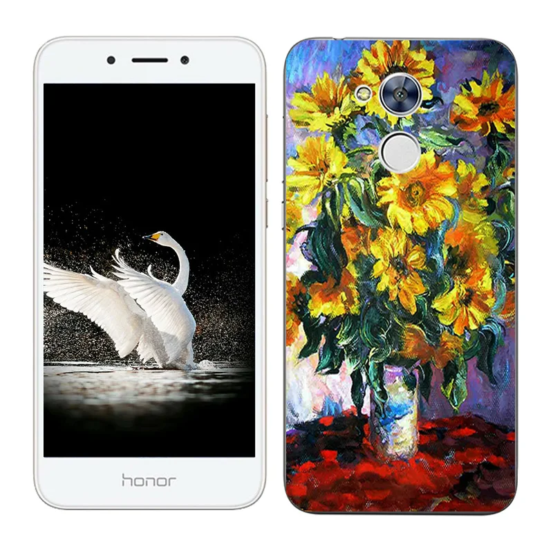 23 Мягкий силиконовый чехол для huawei Honor 8X 7C 7A Pro 6A 7X 6X 5C 9, защитный чехол для huawei Y6 4C Pro JSN-AL00 с ночной росписью - Цвет: 23