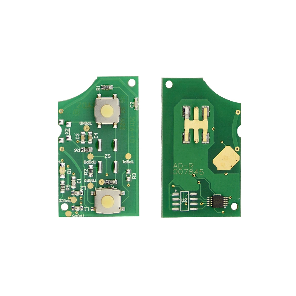 OkeyTech 5 шт. 2 кнопки 433 92 МГц ID48 для Audi A3 A4 A6 складной пульт дистанционного управления