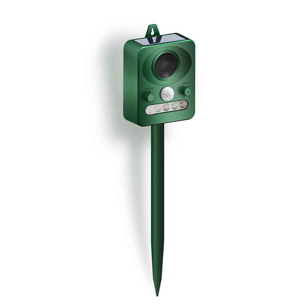 

Ultrasonic Cat Repeller Solar Power Bird Repeller Infrared Detector Eco Friendly Ultrasonic Dog Repeller RC-512 Animal