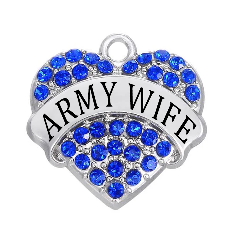 Изготовление браслетов своими руками родия тона Сердце Стразы армия жена