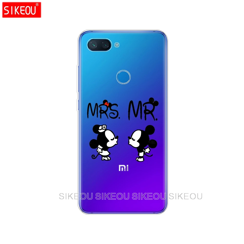 51744 Силиконовый чехол для Xiaomi Mi 8 LITE, чехол 6,26 дюйма, мягкий чехол для Xiaomi Mi 8 lite funda full 360, защитная Противоударная сумка - Цвет: 51744