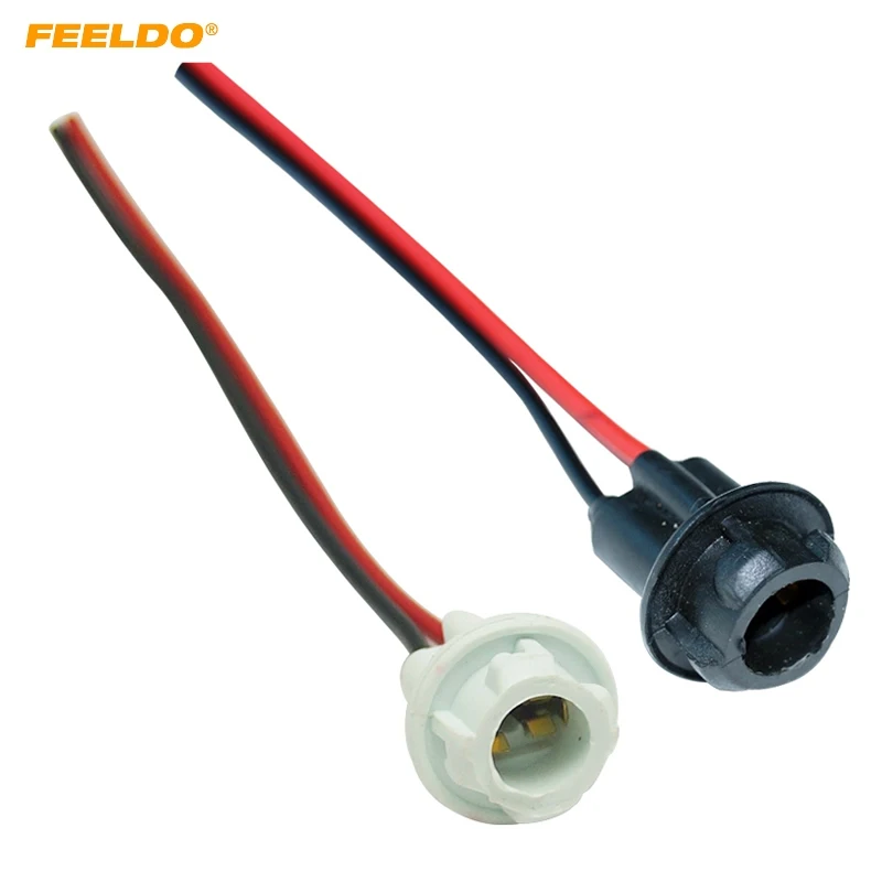 2 шт. Автомобильные светодиодные лампы T10 194 белый/черный|plug harness|plug ledplug 1/4 |