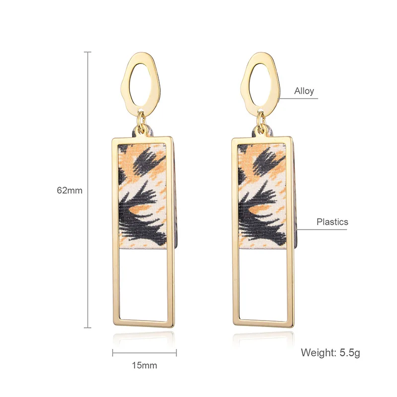 Plastic Pendant Long Drop Earrings For Women New Alloy Female Dangle Hanging Earring Fashion Ear Jewelry Brincos 2020 | Украшения и