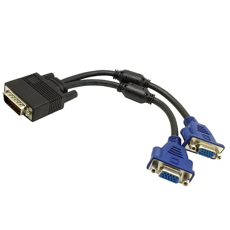 10 шт./лот DMS 59 к кабель vag двойному VGA видео 59pin DVI 2 порт 20 см| |
