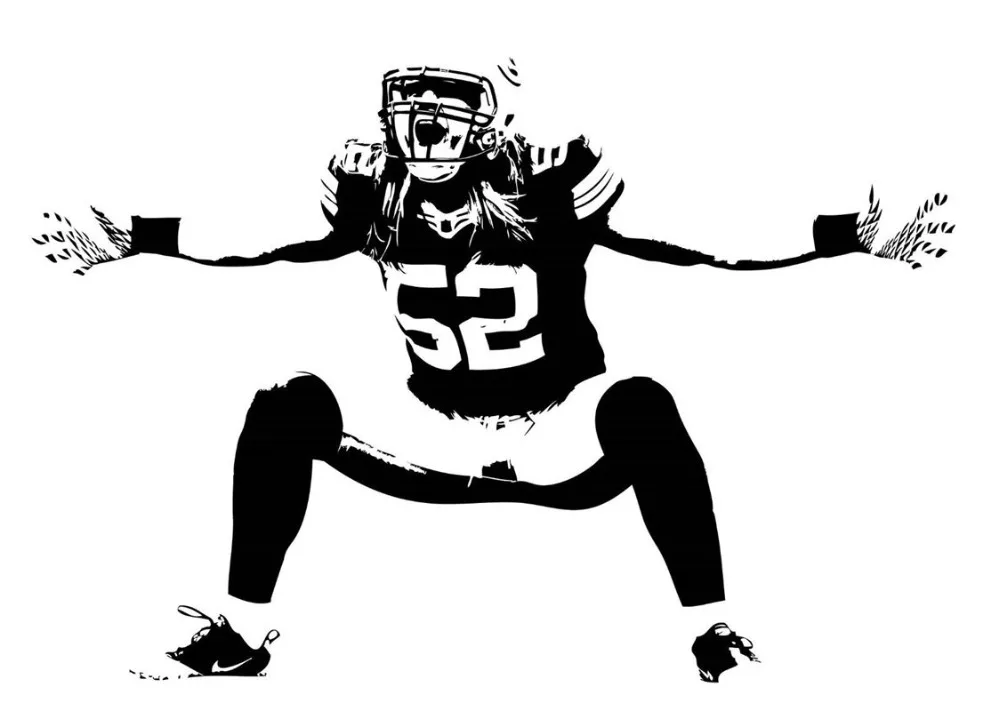 2018 новые наклейки для футболиста наклейка Спортивная регби название плакаты