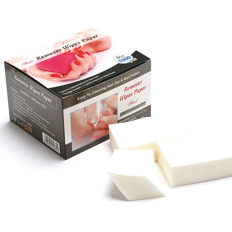 Салфетки для удаления ногтей Modelones 1000 шт./лот хлопковые салфетки инструменты
