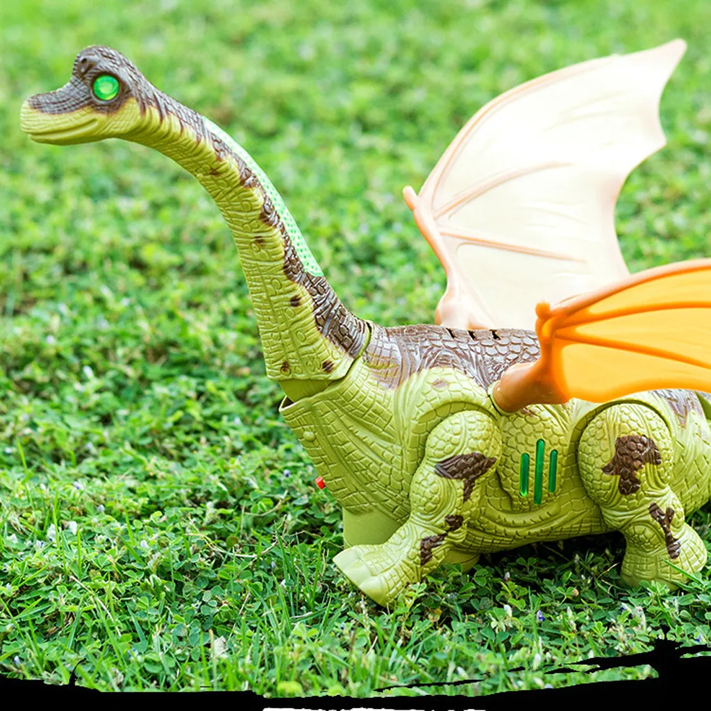 Фигурка динозавра Брахиозавра T Rex модель игрушки с подсветкой и индукцией