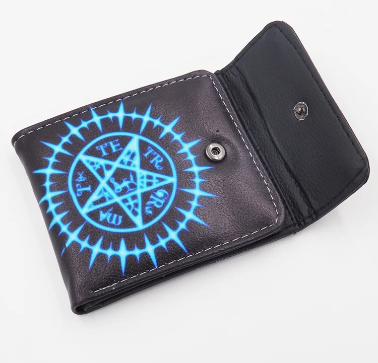 Японский Аниме Черный дворецкий Ciel Phantomhive oddo's eye PU короткий кошелек с красочным