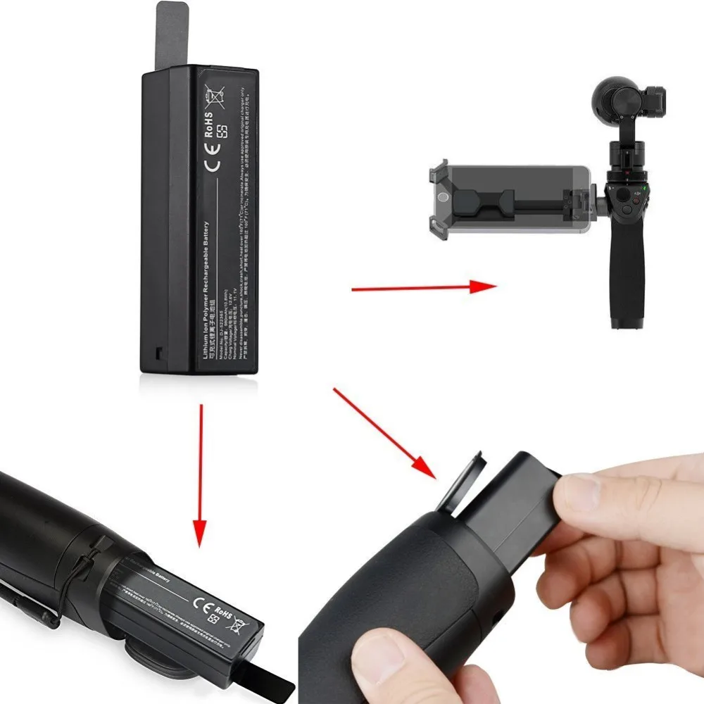 MELASTA 11 1 V 980 mAh Интеллектуальный Li Poymer Аккумулятор для DJI карманный компьютер osmo 4 K