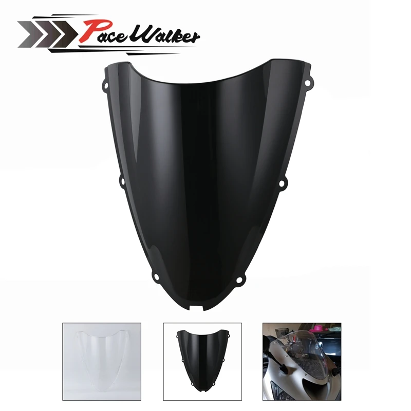 Новый мотоцикл высокого качества лобового стекла ветрового Double bubble для Kawasaki ZX6R
