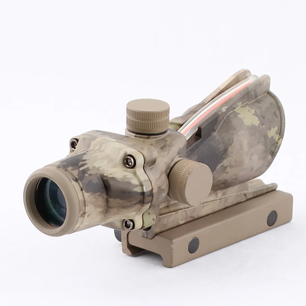 Охотничий калиброванный оптический прицел с красной точкой ACOG 4x32 Combo