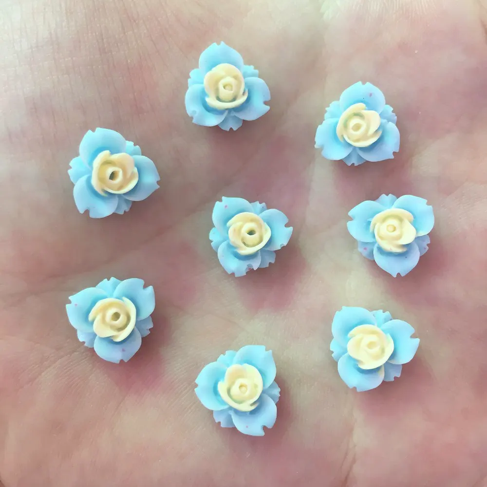 Новинка 80 шт. Смола реальный цвет 11 мм 3D фотокамень Скрапбукинг DIY Свадебные