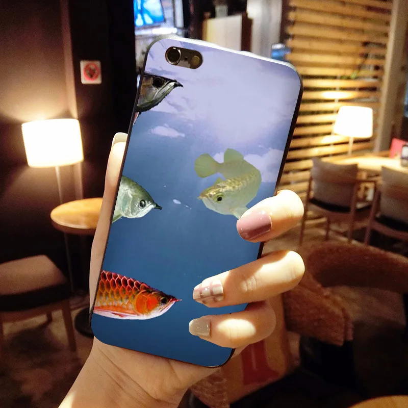 MaiYaCa золото Arowana красочные милые аксессуары для телефона чехол iPhone 8 7 6 6S Plus X 10 5 5S SE