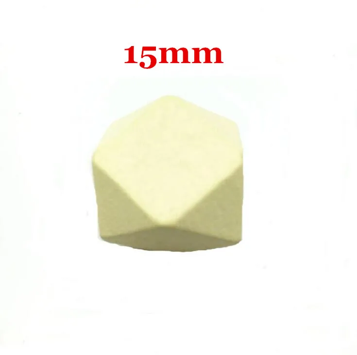 15mm yellow WD036(10/15/20 мм в диаметре, различные красочные золото/серебро в виде многоугольника, шлифованные кольца Прорезыватель для зубов деревянные бусины для самостоятельного изготовления ювелирных изделий колье, браслет - Цвет: 15mm yellow