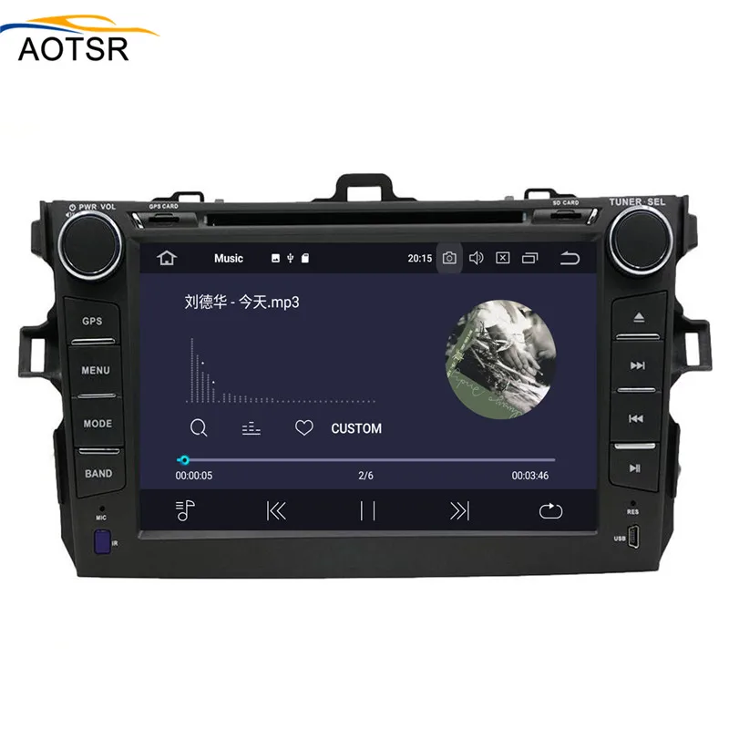 4 + 32G Android 9 0 автомобильный dvd gps навигатор для Toyota corolla 2007 2008 2009 2010 2011 2012 Wifi