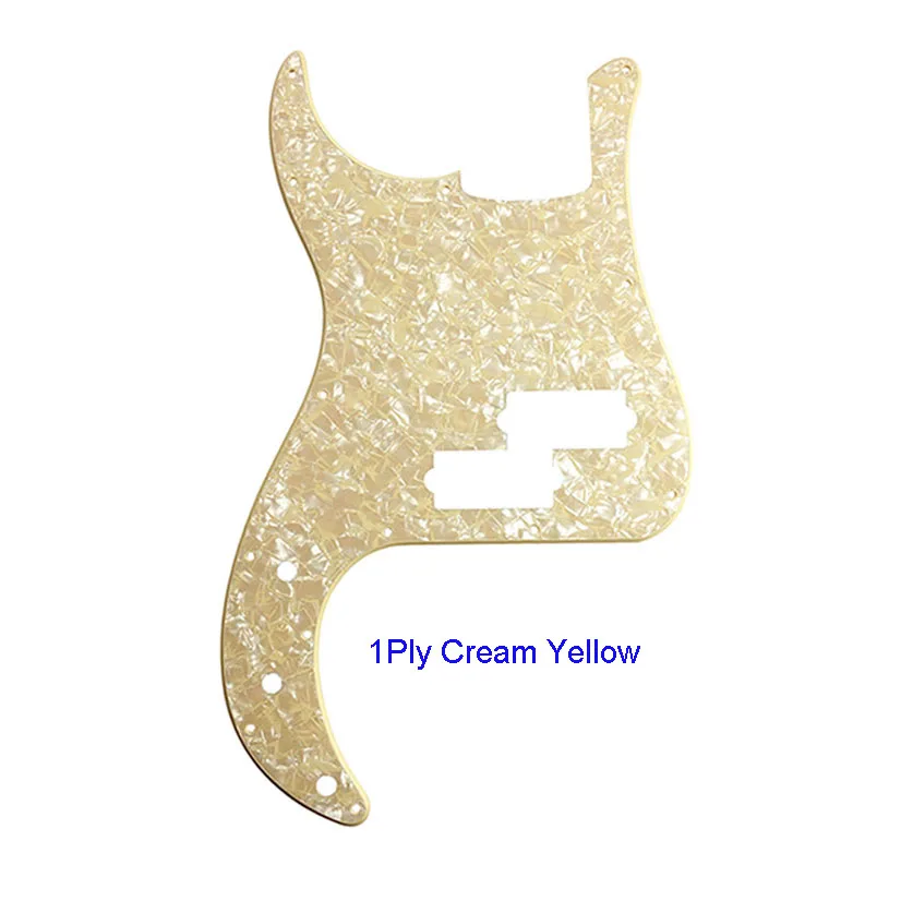 2Ply Cream Pearl Гитарные части качественные электрогитары накладки-для левшей США/Мехико Fd стандарт P бас гитара накладки царапины пластины - Цвет: 2Ply Cream Pearl