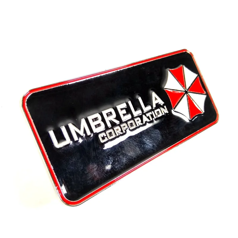Кино Обитель зла корпорации Umbrella логотип из металла пряжка на ремешке мужские