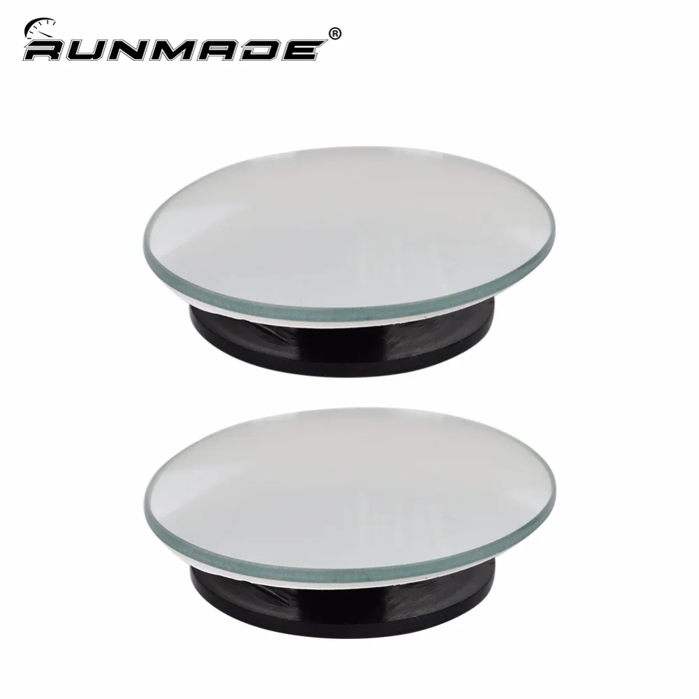 

Runmade 1 шт./пара 3R 360 градусов Бескаркасный ультратонкий широкоугольное круглое выпуклое зеркало для слепых зон для парковки зеркало заднего ...