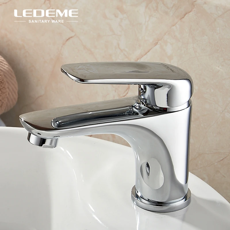 LEDEME кран для раковины ванной комнаты с одной ручкой туалета горячей и холодной