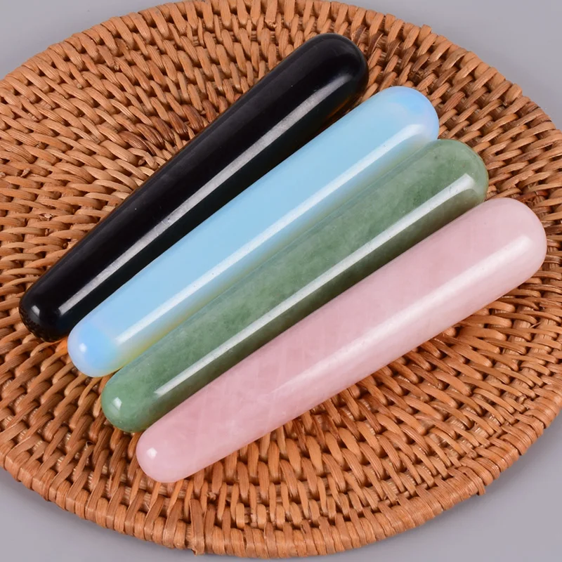 Натуральный камень Massagestick Crystal минеральный кварц для глаз акупунктная ручка