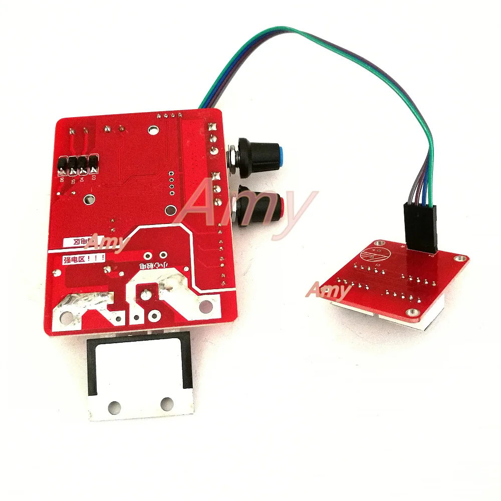 

Spot welding time and current controller control panel timing current with digital display upgrade 100A