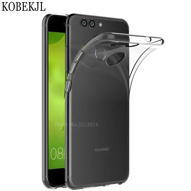 Чехол для Huawei Nova 2 Plus 5 дюйма Мягкая силиконовая ТПУ сумка задняя крышка чехол