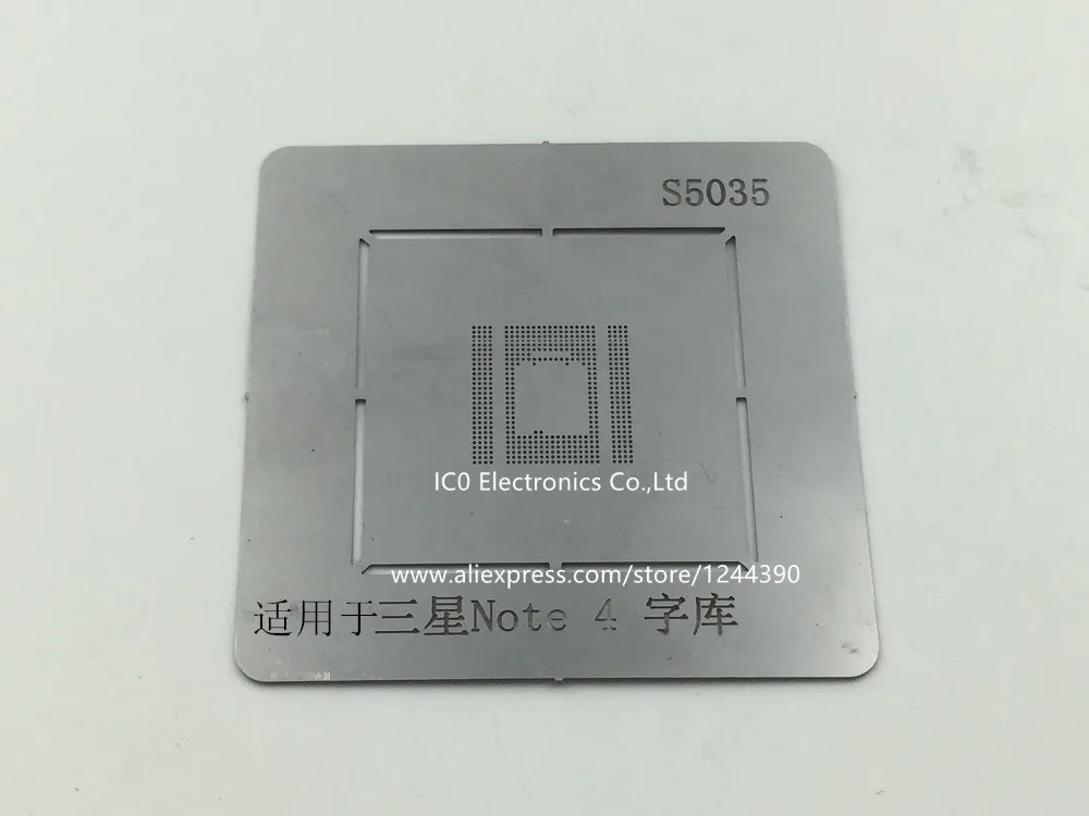 Трафарет с прямым нагревом для Samsung Note4 emmc BGA S5035|bga reballing|samsung emmctemplate stencil |