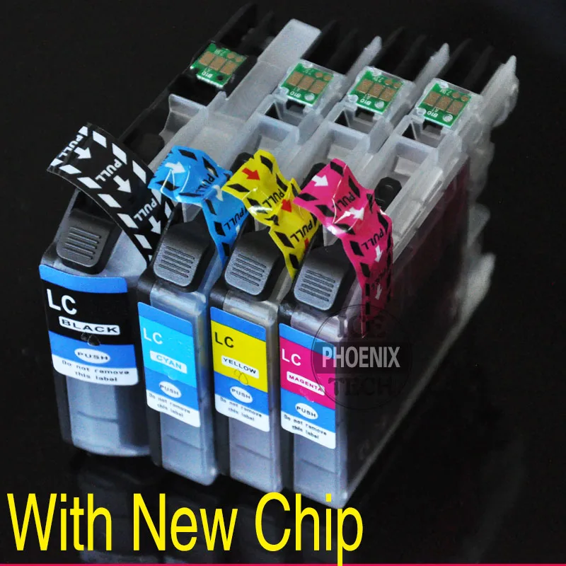 С чипом LC223 чернильный картридж для brother LC221 европейского принтера LC223|ink cartridge|printer