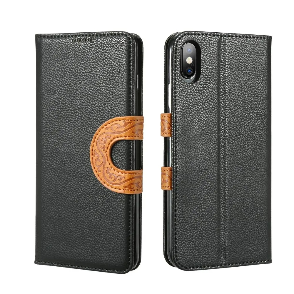 Модный чехол книжка из искусственной кожи с тотемом для iPhone 5 5S SE 6s 6 7 8 Plus X Xr Xs