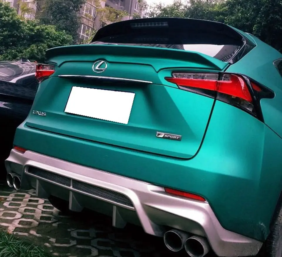 Дизайн Высокое качество ABS материал для LEXUS NX200 NX200T NX300H спойлер на заднее крыло спойлер грунтовка или DIY Краска NX стиль