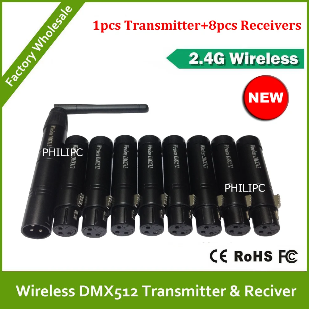 DHL Бесплатная доставка беспроводной DMX контроллер диджей Диско сценическое