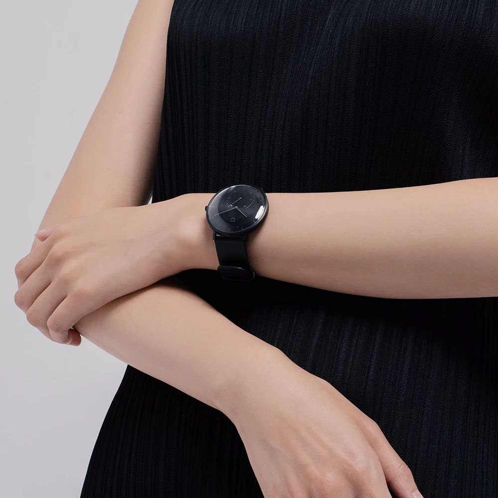 Оригинальные умные кварцевые часы Xiaomi, новинка, мужские и женские повседневные умные часы с двойным циферблатом и напоминанием о вибрации, шагомером, Bluetooth
