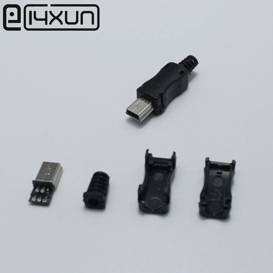 10 шт. DIY OTG Mini Type B USB 5Pin сварочный штекер разъем 4 в 1 адаптер черный|plugs diy|plug in wall lampplug