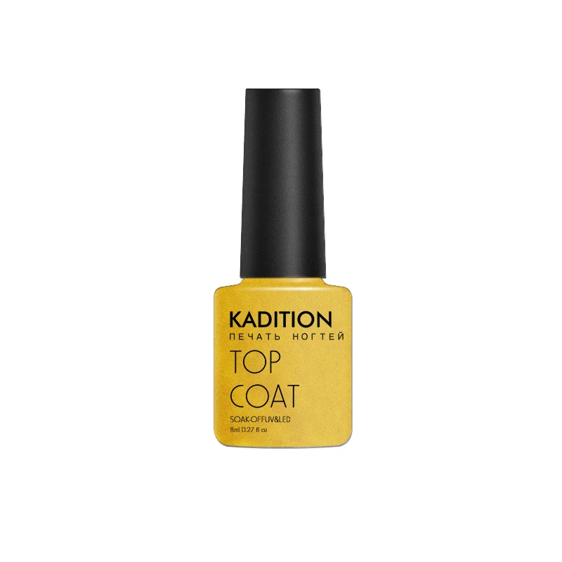 topcoat KADITION Гибридный гель лак 3 в 1 лак для ногтей один шаг цветной гель лак для ногтей Полупостоянный 24 цвета УФ гель лак дизайн - Цвет: topcoat