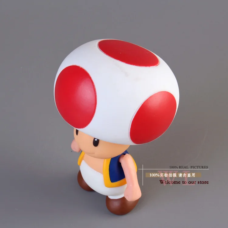 Гриб из Super Mario Bros жаба пластиковая фигурка героя модель игрушки SMFG229
