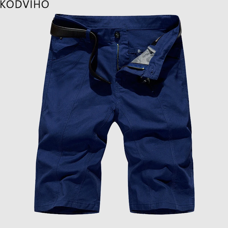 Шорты мужские хлопковые для пляжа модные повседневные короткие штаны в
