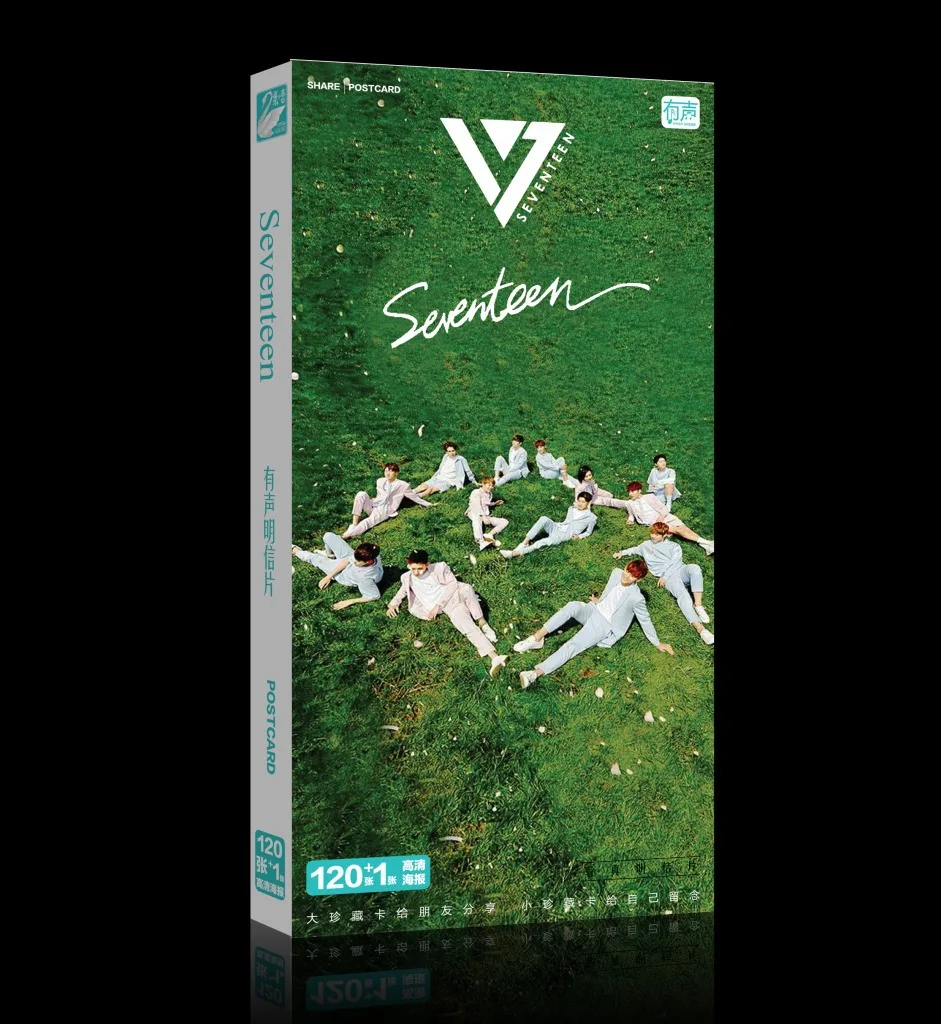 Kpop 2018 звезда класса Seventeen sound share открытка 121 впечатление k pop Seventeen17 VERNON WONWOO WOOZI K POP