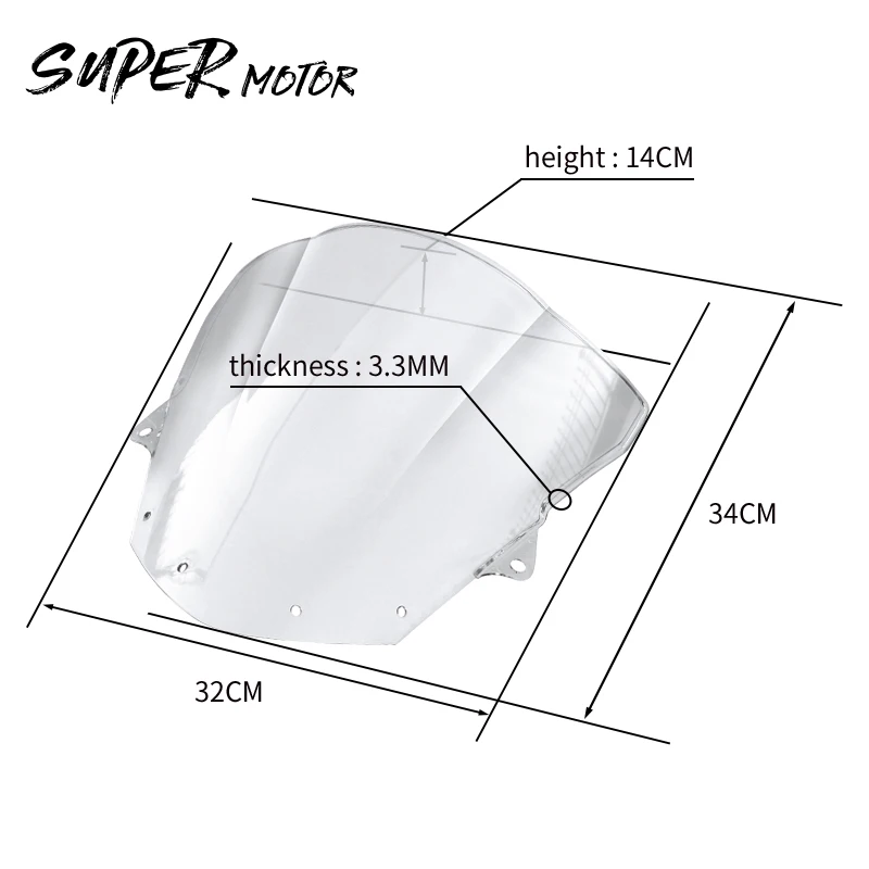 Обтекатель на лобовое стекло для Kawasaki ZX6R ZX 6R 636 2009 2010 2011 2012 2013 2014 09 10 11 12 13 14