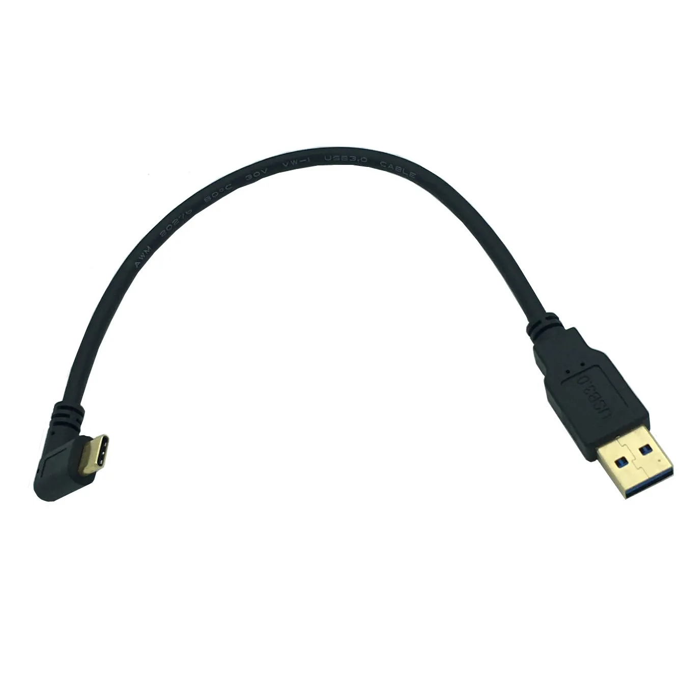 Позолоченные USB3.0 версия утра прямо/Тип C слева Бенд ноутбук телефону кабель для