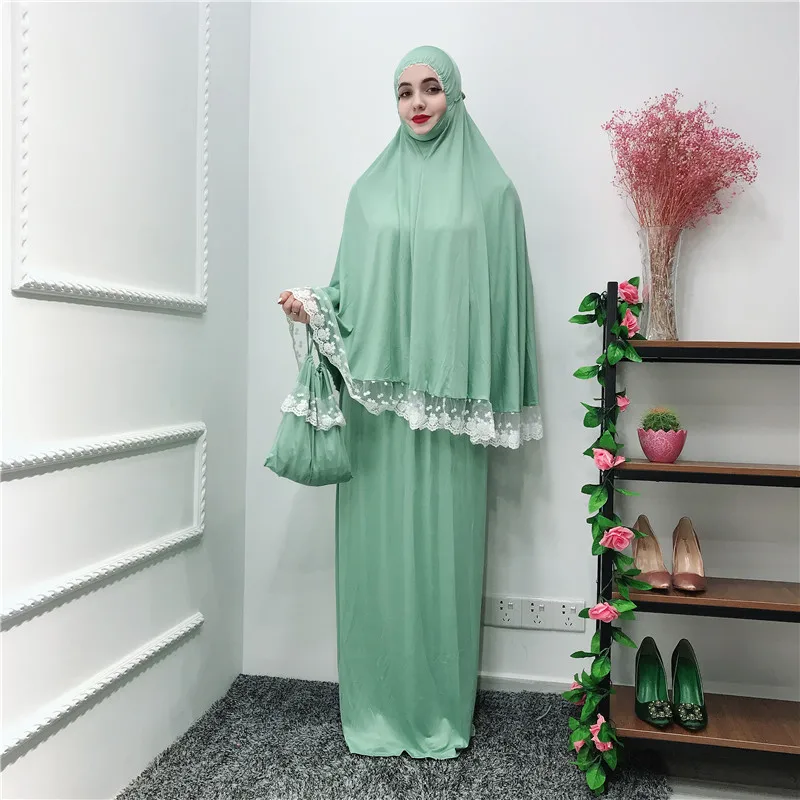 Мусульманские длинные кружевные платья abaya кардиган кимоно халаты оборки топы