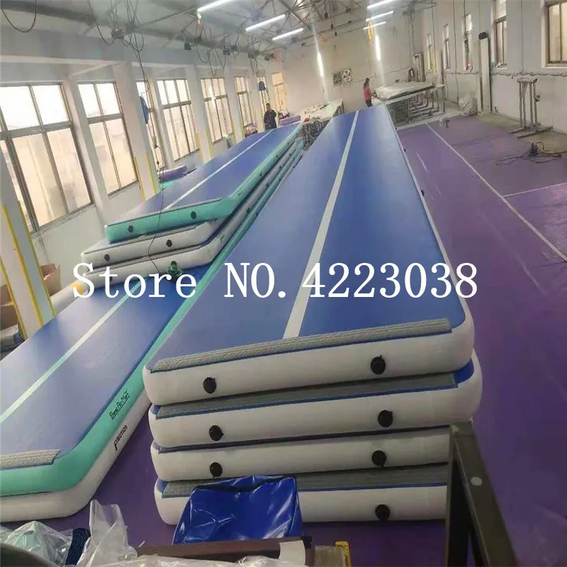 Купить Бесплатная доставка; Новинка; 10x1x0,2 м надувной воздушный трек воздуха пола циновки гимнастики надувные Тре Тренировочный Коврик для кувырка...