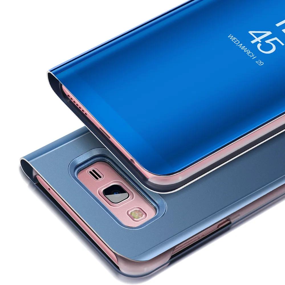 Умный зеркальный флип-чехол 5.2For samsung Galaxy J3 J4 J5 J6 J7 J8 чехол для samsung Galaxy J330 J530 крышка чехол