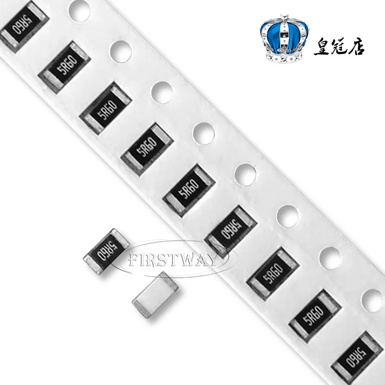 SMD резистор 1206 1% 5.1 R евро 0.25 ом 5 r10 1/4 W W|ohm|ohm resistor |