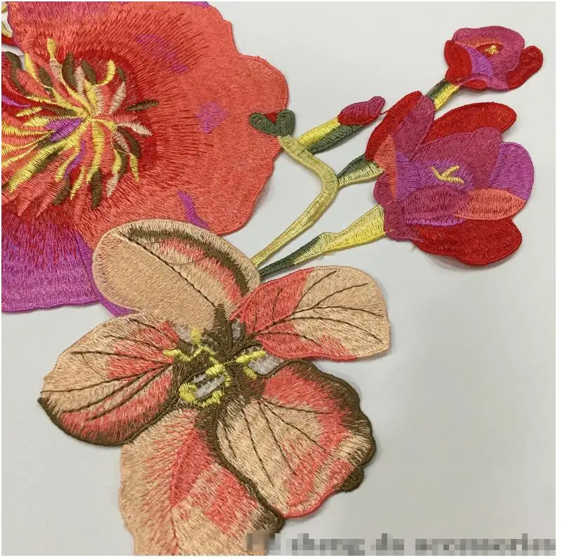 Новый Воротник с цветком сливы вышитый цветочным орнаментом кружевное платье