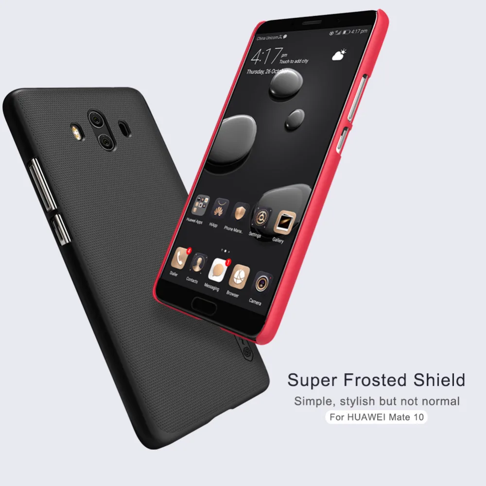Nilkin Capa для huawei mate 10 чехол NILLKIN Матовый Щит Жесткий пластик PC задняя Сумка для телефона чехол для huawei mate 10 X Pro