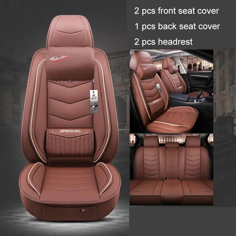 Version B 5 сидений(передние+ задние) чехол для автокресла для Ford Edge Mondeo Ecosport Focus kuga, Land Rover Freelander 2 - Название цвета: Version B