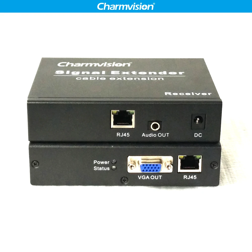 Charmvision IPKVM-200UVA 200 м IP KVM с 3,5 мм аудио VGA USB клавиатура USB мышь расширение по сети TCP IP LAN макс до 300 м