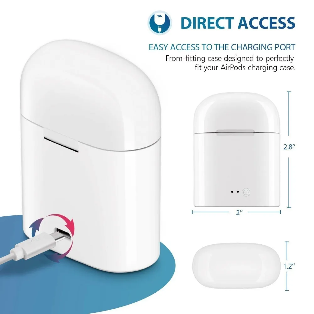 Geofox i7s TWS мини беспроводные Bluetooth наушники стерео гарнитура с зарядным